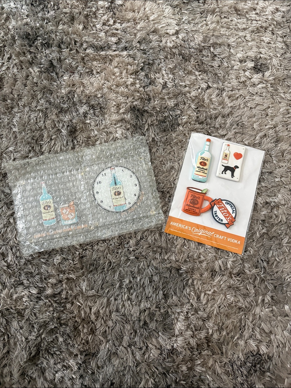 Tito's Branded Magnet Gift Set - Orange and White Accents
